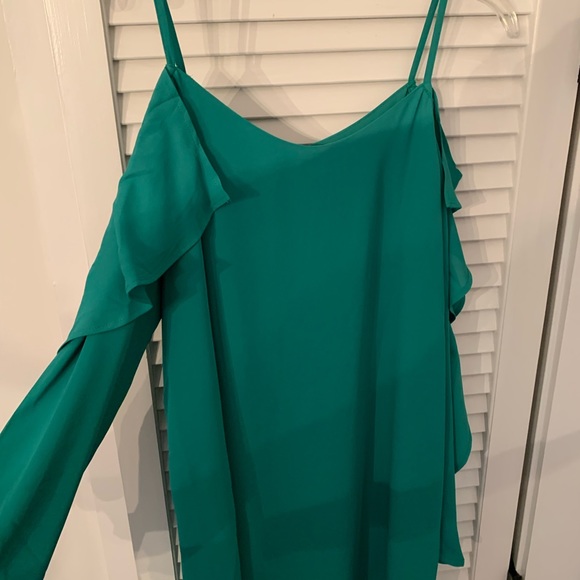 Loft XS swing cascade dress - Picture 3 of 4